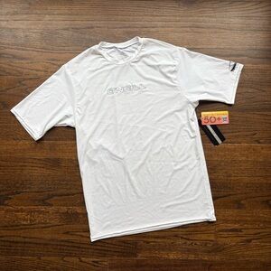 NWT O'Neill Men's White Short-Sleeve Sun UPF 50+ Shirt XL